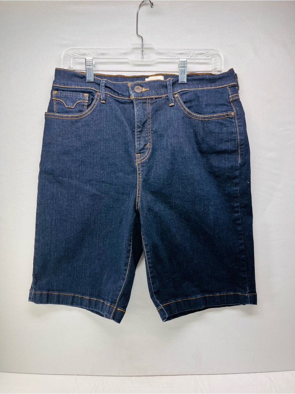 Levi's 512 Dark Blue Denim Women's Jean Shorts